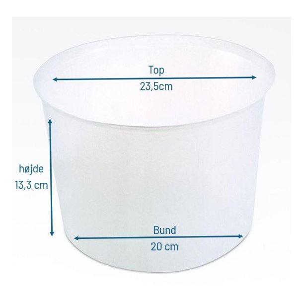 Plast-indsats 4 ltr til tr&aelig;spand fra Harvia